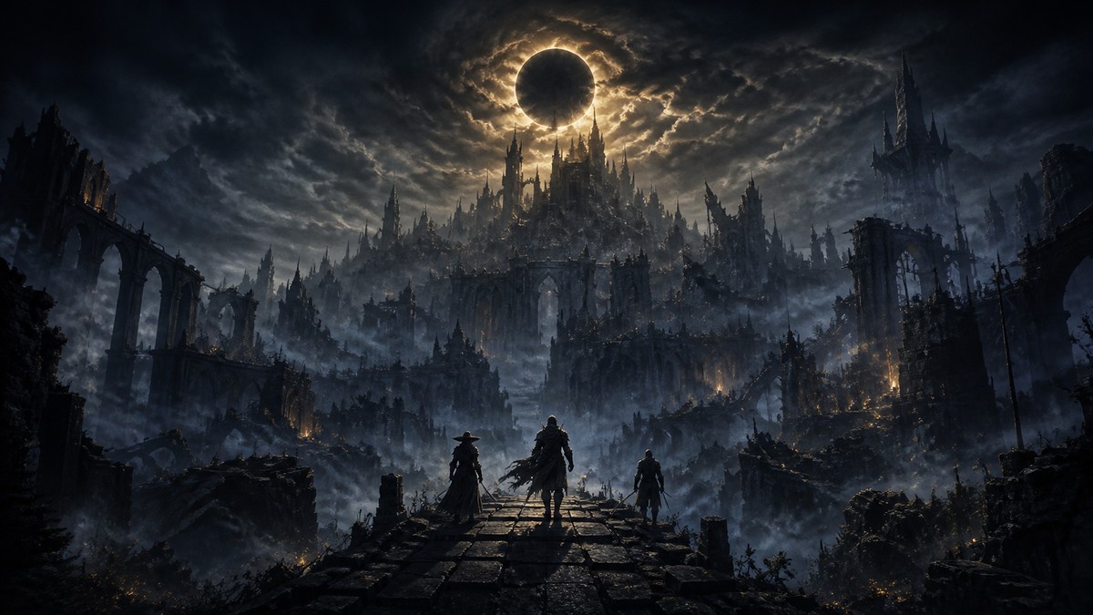 Dark fantasy game artwork